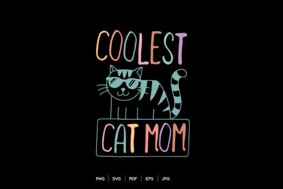 Coolest Cat Mom: A Designer's Take on Stitching This Fun Graphic