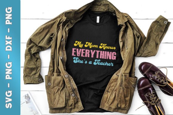 Mom Knows Everything SVG: Graphics for Crafts