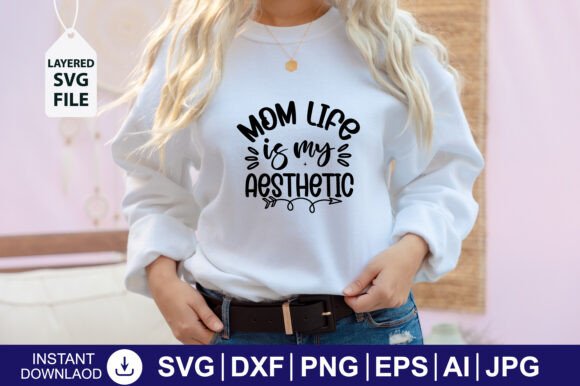 Mom Life SVG: Modern Graphics for Crafts & Blogs
