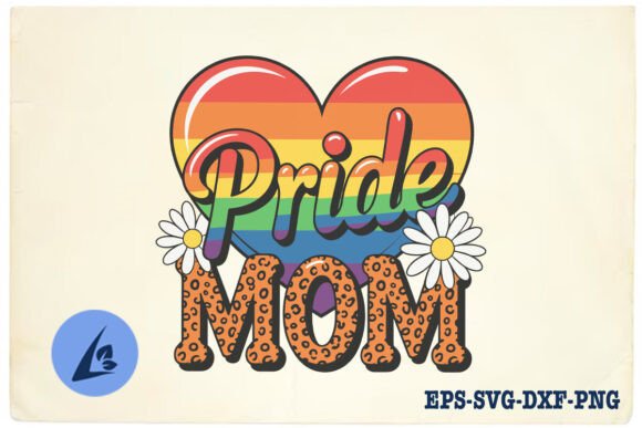Pride Mom Leopard SVG: Graphics for Crafts