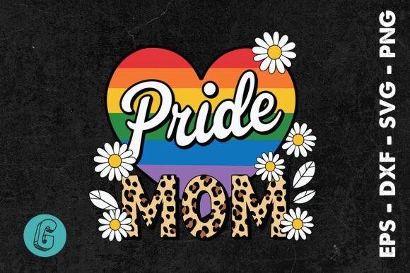Pride Mom SVG: Modern Graphics for Crafts