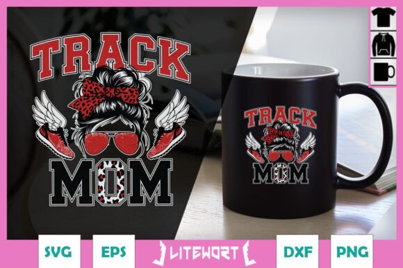 Track Mom SVG: Essential Graphics for Crafts